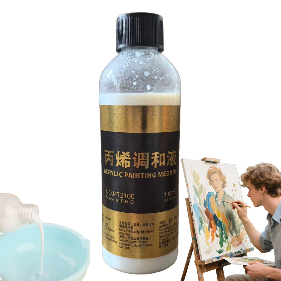 Chroma Acrylfarbe Transparent 100 ml Verdünnungsmittel für Acrylpigmente - Bild 6