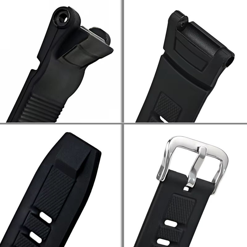 CASIO Uhrenarmband Kunststoff, Schwarz, Unisex - Bild 5