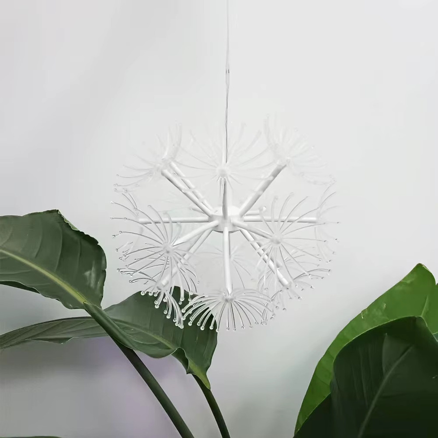 Wasserdichte DIY Löwenzahn Starburst Lampe in Warmweiß mit Batteriebetrieb für Garten und Weihnachten - Bild 4