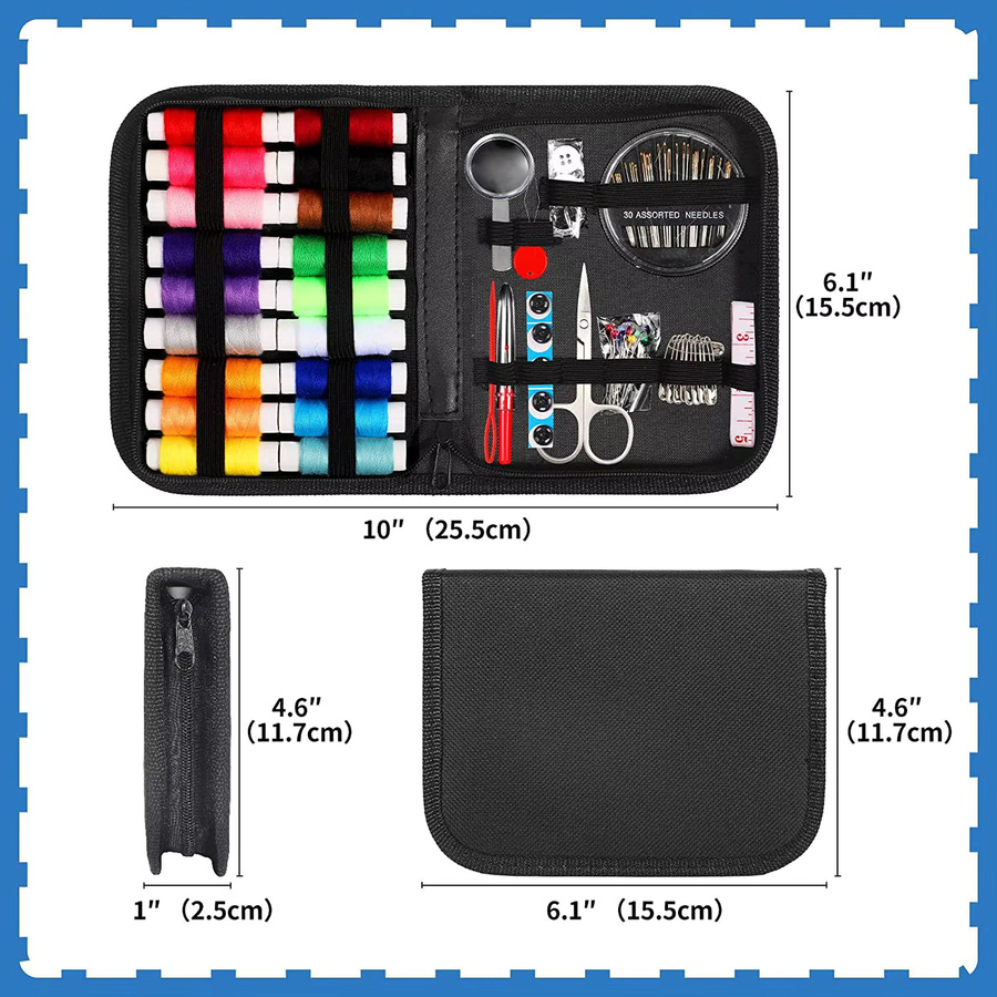 Multifunktionales DIY Nähen Kit mit Zubehör für Handquilten und Stickerei in Multicolor - Bild 5