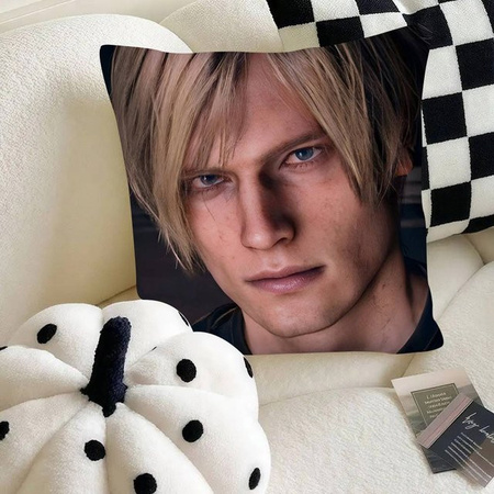 RVDV Kissenbezug Resident Evil Leon Kennedy Design, quadratisch, Multicolour, B/B/B: 40,64 x 40,64 x 40,64 cm