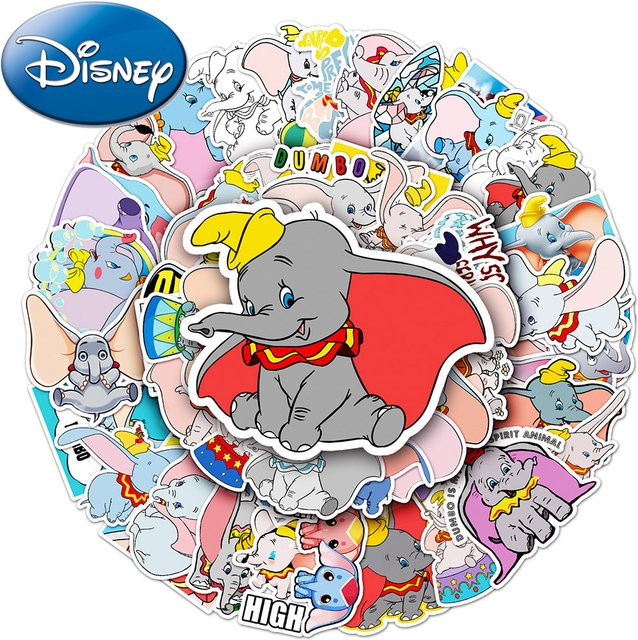 Disney Dumbo Cartoon Aufkleber, multicolor, 10-teiliges Set - Bild 1