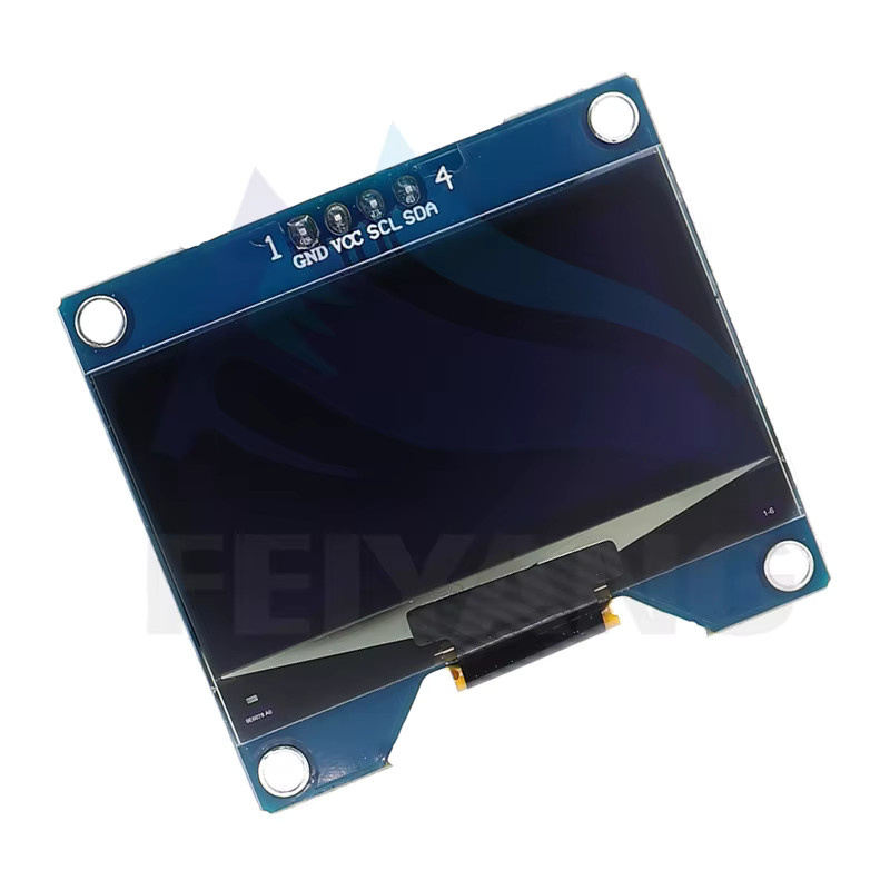 SAMIROB OLED Bildschirm Modul SSD1309 in Weiß und Blau mit 1,54 Zoll, 4PIN SPI Schnittstelle, 128x64 Auflösung, kompatibel mit CH1116 - Bild 4