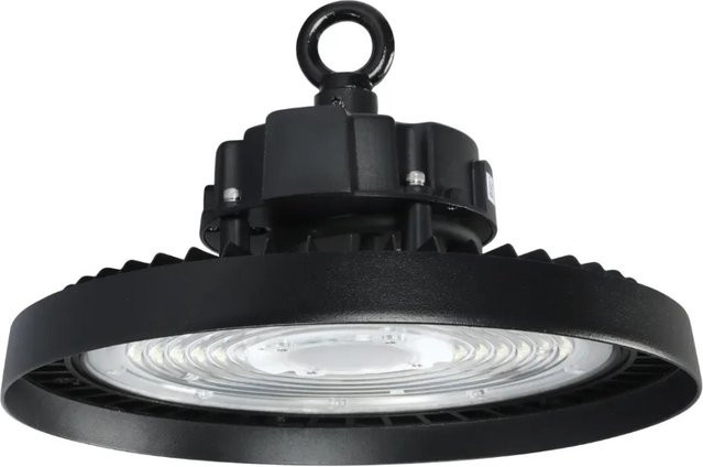 ENOVALITE LED HighBay UFO Hallenstrahler 150W, 5000K Neutralweiß, 25500lm, Schwarz, IP65, dimmbar - Bild 1