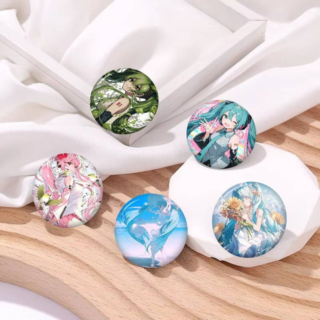 Brosche Hatsune Miku, Cartoon Cosplay Abzeichen - Bild 1