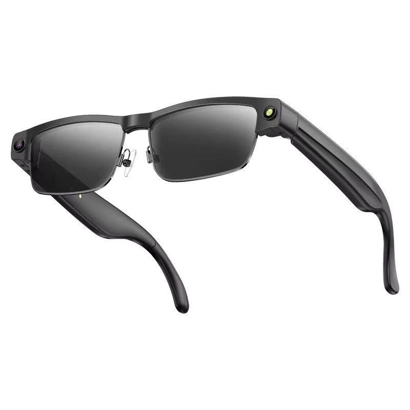 Lenovo HD AI Smart-Brille in Schwarz mit photochromen Gläsern, Kamera, Bluetooth-Anruffunktion, Sprachassistent, Musikplayer und Übersetzungsfunktion - Bild 7