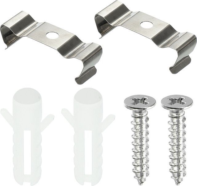 UXCELL 20er Set Clips Halterung Aufhänger für T4 T5 T8 Leuchtstoffröhren und LED-Lampen inklusive Schrauben - Bild 1