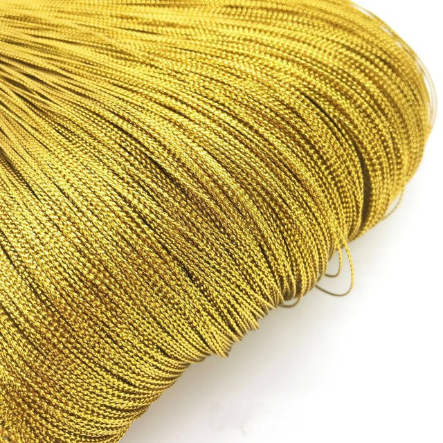 Geflochtenes Seil für DIY-Zubehör in Gold und Silber, 100 Meter, Durchmesser: 1 mm bis 2 mm - Bild 1