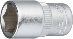 Hazet 6-Kant-Steckschlüssel-Einsatz 850-10 s, 10 mm, Vierkant 1/4 Zoll, Silber - Bild 1