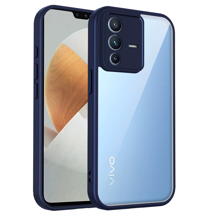 Transparente Silikon Handyhülle mit matter Rückseite für Vivo V23 und Vivo V23 5G - Bild 2