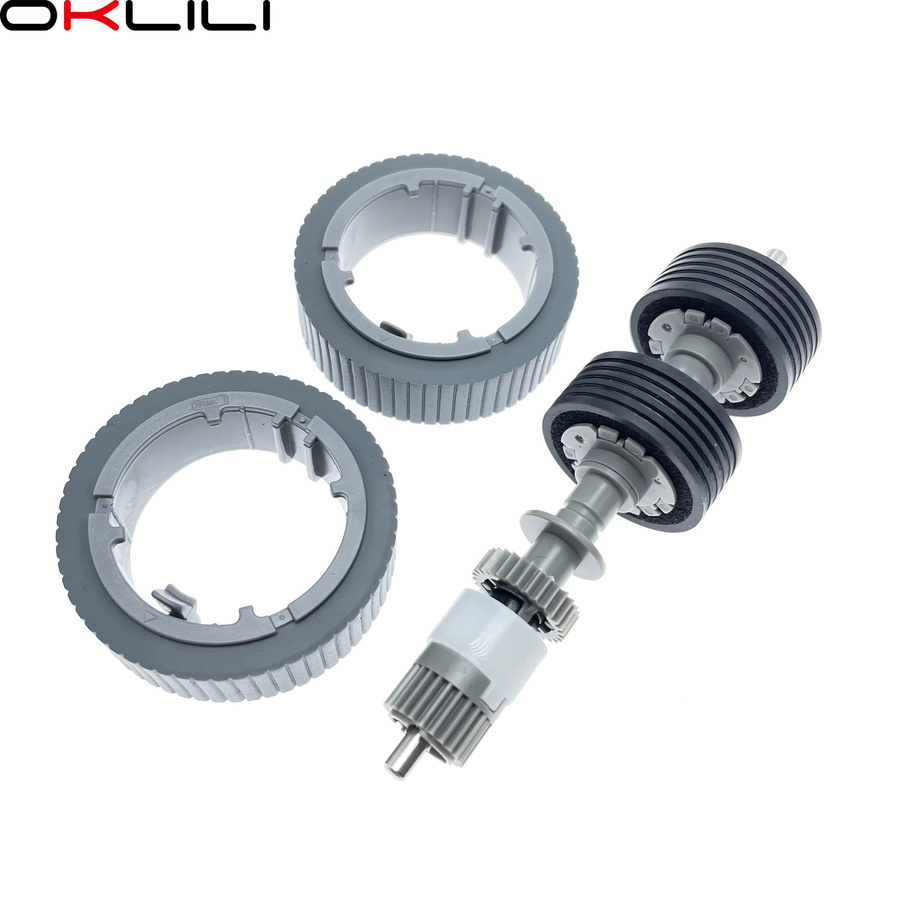 OKLILI Pickup Pick Roller Bremsrolle Kit für Ricoh und Fujitsu fi-8150 fi-8170 fi-8190 fi-8250 fi-8270 fi8290 in Grau PA03810-0001 - Bild 2