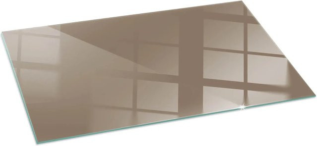 Tulup Glasplatte für Kaminöfen in Braun, B/T: 140 x 70 cm - Bild 1