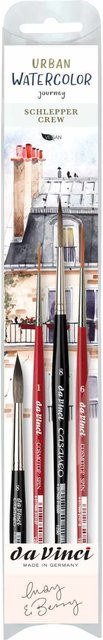 May&Berry da Vinci Pinsel-Set Urban Watercolor Schlepper Crew - Bild 1