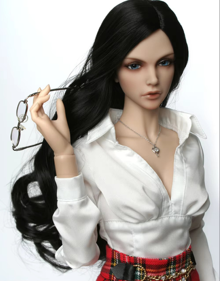 Dollhua BJD/SD Puppe Jessica in Weiß aus Harz, Höhe: 63 cm - Bild 1