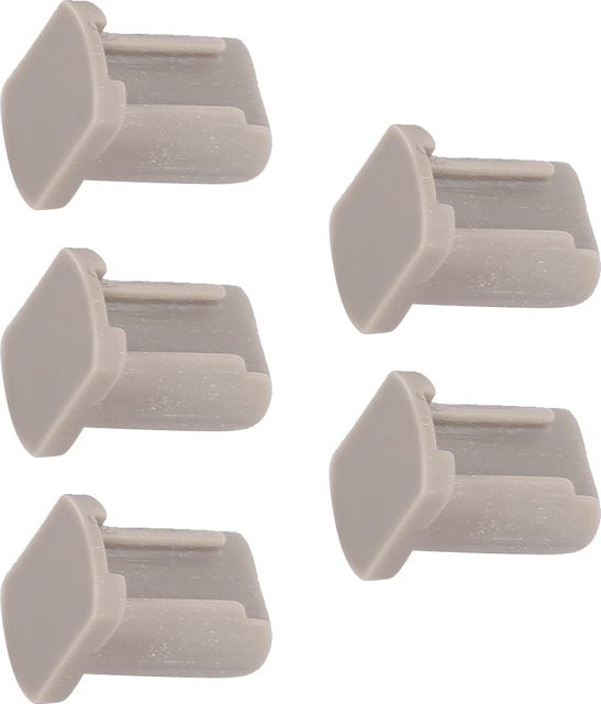 Areyourshop 5er Set Kontakthalter-Basisgelenk für Dometic-Kühlschrank, 12 V, LED-Lichtschiene, Farbe: Grau - Bild 1