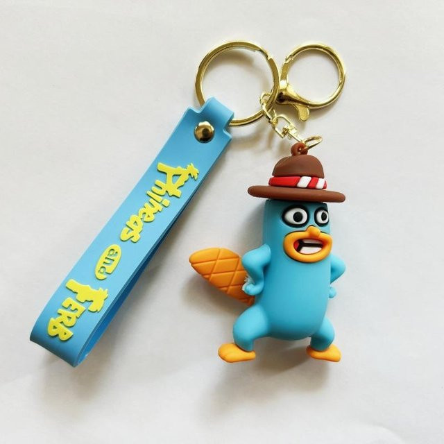 Schlüsselanhänger Phineas und Ferb Perry das Schnabeltier, PVC, Kinder - Bild 1
