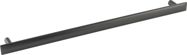 Furnipart Möbelgriff Flow Bar aus Zinkdruckguss in Gun-Metal Grau, Breite: 320 mm, Höhe: 35,6 mm, Tiefe: 18 mm - Bild 1