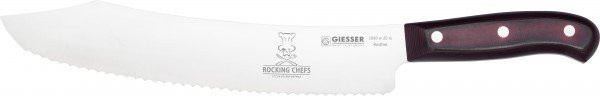 Giesser PremiumCut Wave No. 1 Rocking Chef Kochmesser aus Edelstahl in Silber - Bild 1