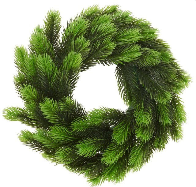 VBS Tannenkranz Pina in Grün für den Tisch, weihnachtlich, Durchmesser: 30 cm - Bild 1