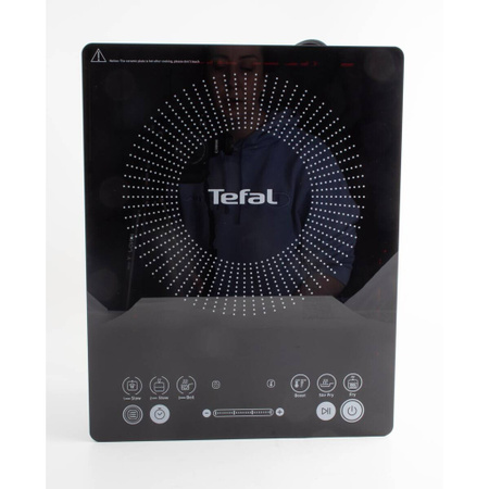 Tefal Induktions-Kochplatte IH2108 in Schwarz mit Digitalanzeige und Timer