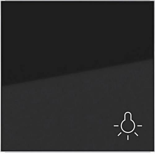 Hager Wippe Schalter Nachtschwarz glänzend WAW1012BG - Bild 1