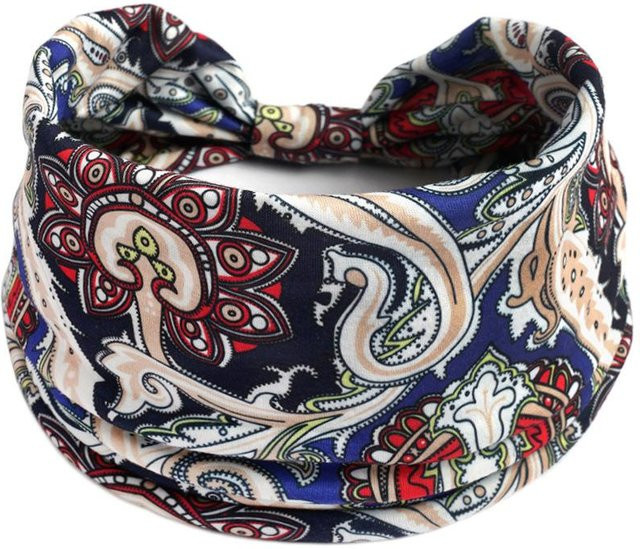 KaiTingu Stirnband, Baumwolle, Blumendruck, Damen, Mädchen - Bild 1