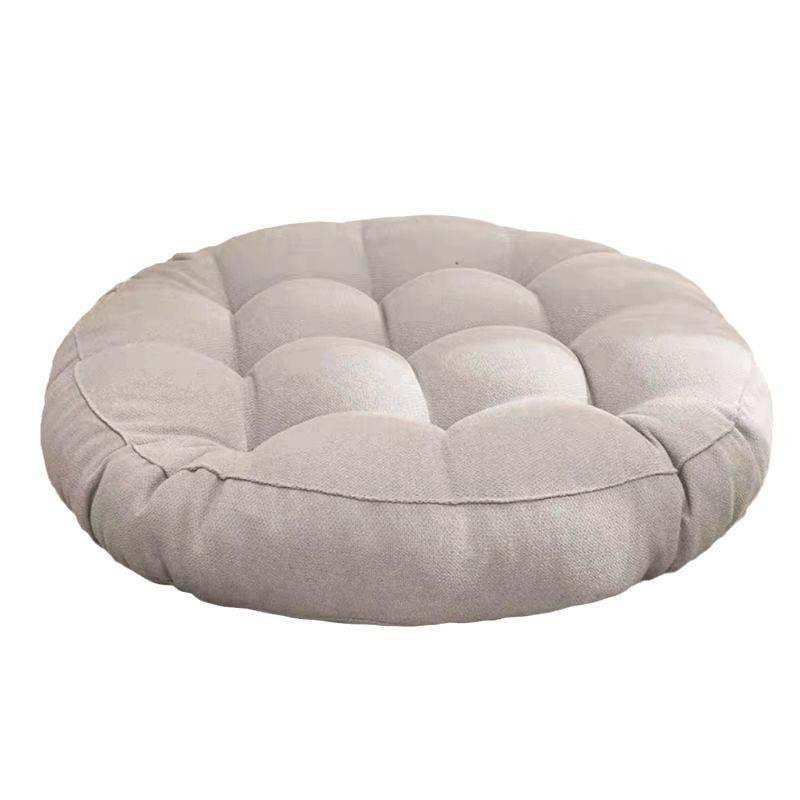 Ergonomisches Tatami-Bodenstuhlkissen von Luna Living in Ebenholz, rund, Durchmesser: 42 cm, Höhe: 6-8 cm - Bild 7