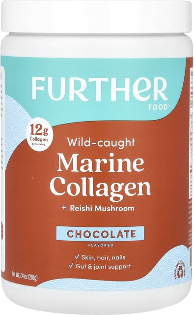 Further Food Natürliches Meereskollagen + Reishi-Pilz Schokolade 210 g - Bild 1