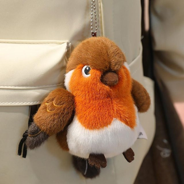 Mini-Vogel-Plüschtiere Simulation Kiwi-Papagei Meise Sperling, Plüsch / Textil, ab 14 Jahre - Bild 1