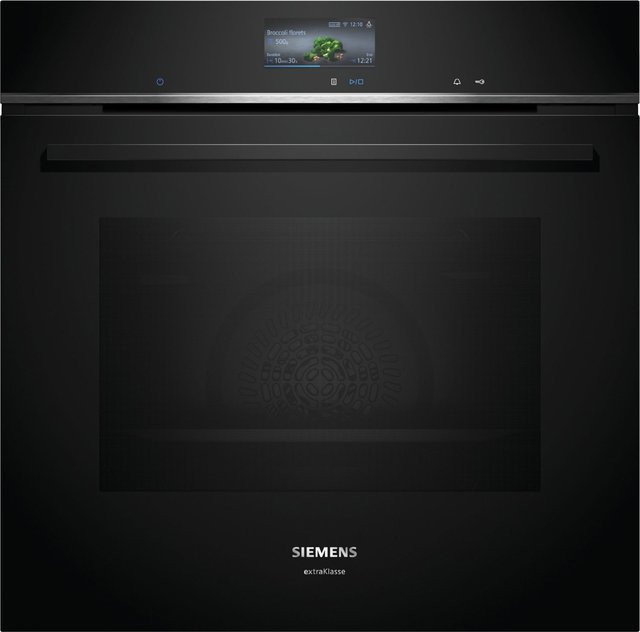 Siemens iQ700 Einbaubackofen HB776GMB1F in Schwarz mit 71 l Volumen, WLAN, Pyrolyse und A+ Energieeffizienz, Breite: 59,4 cm - Bild 1