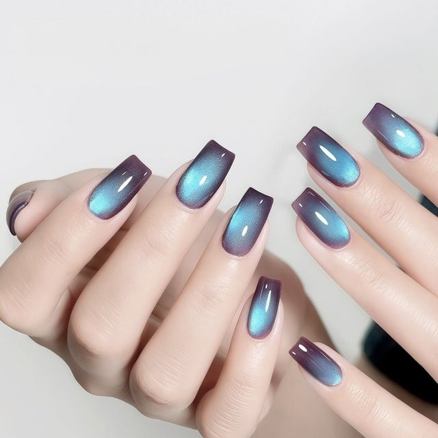 MIANEL NAIL Gel-Nagellack, Lila Blau, Schimmernd, 10 ml - Bild 1