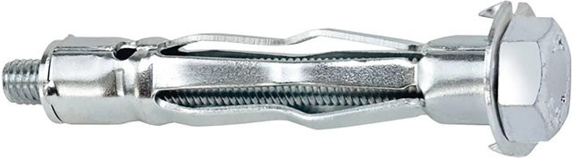 Celo Metallhohlraumdübel Hrm 8x16 mm aus verzinktem Stahl für schwere Hohlraumbefestigungen in Gipskarton und Spannplatten, Farbe: Silber - Bild 1