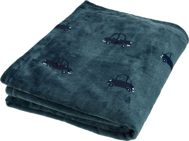 LIVARNO Kuscheldecke aus Polyester in Blau, B/H: 130 x 160 cm - Bild 1
