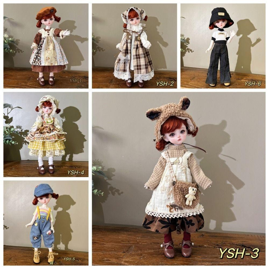 Fashnics Puppenkleidung Outfit Set Vintage Zubehör - Bild 2
