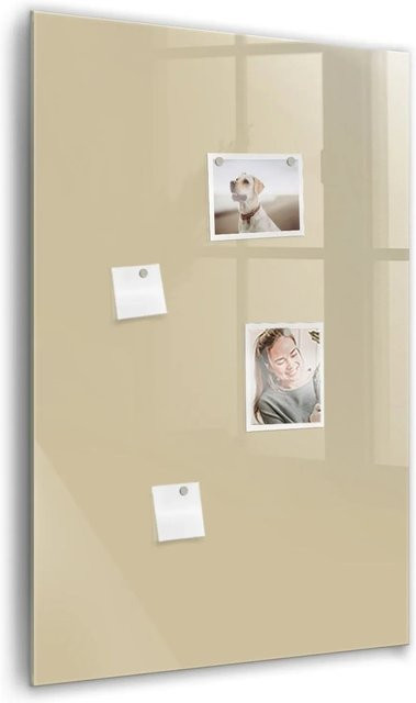 Tulup Glasmagnettafel Beige B: 60 cm, H: 90 cm - Bild 1