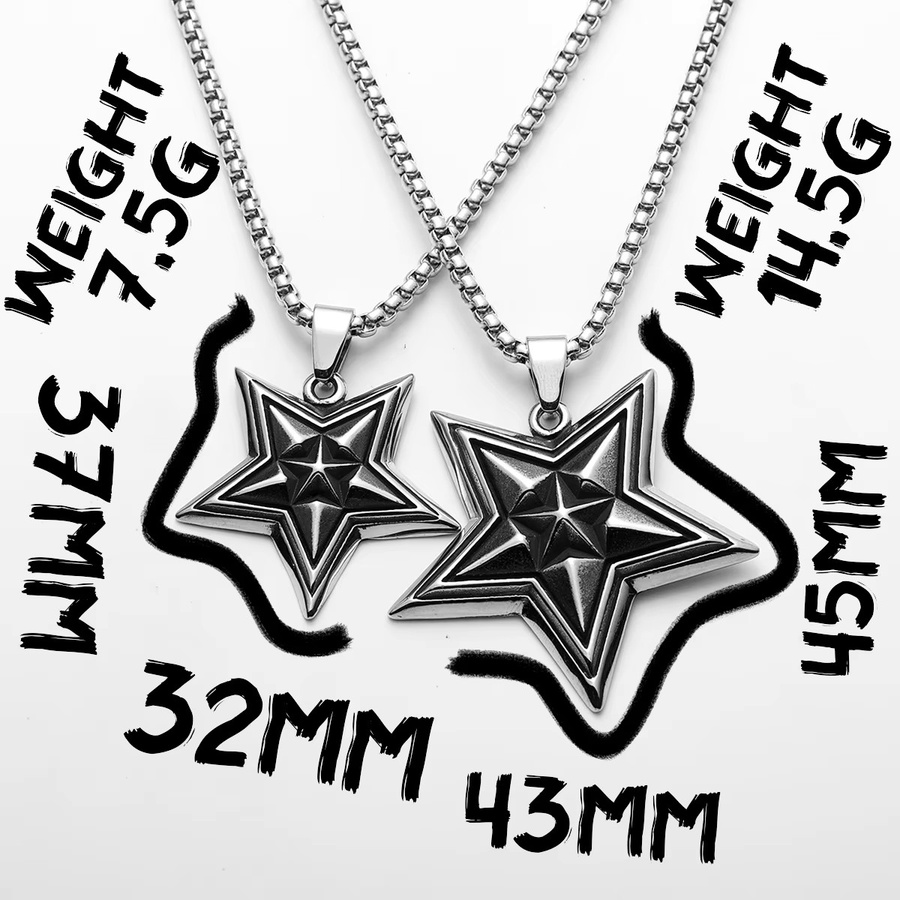 METAL HUNTER Halskette mit Anhänger, Edelstahl, Silber, Unisex - Bild 5
