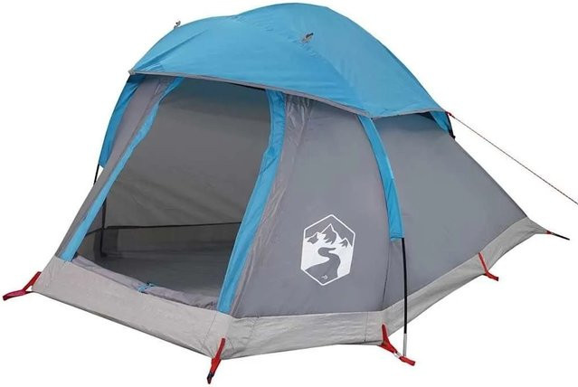 vidaXL Kuppel-Campingzelt für 1 Person in Blau, wasserdicht - Bild 1
