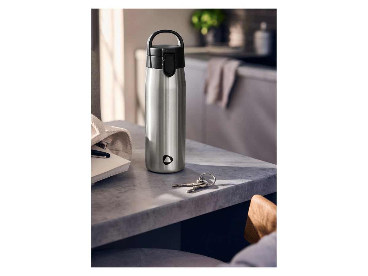 SILVERCREST Edelstahl-Trinkflasche in Grau mit 0,75 l - Bild 2