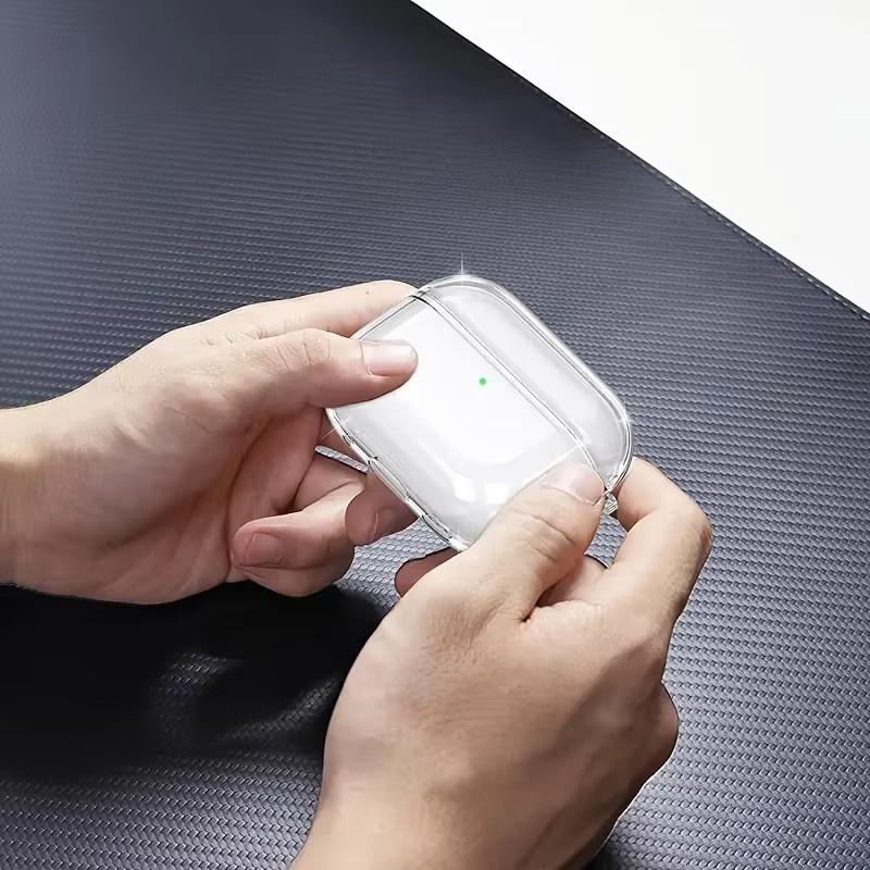 ZEKS Transparente TPU-Schutzhülle für AirPods Pro 3 (2025) und AirPods 4 (2024) stoßfestes Case - Bild 2