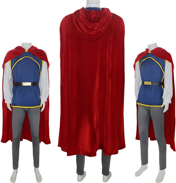 ZOBOTT Disney Anime Tale Prince Cosplay-Kostüm, Plüsch / Textil, Bunt / Mehrfarbig - Bild 1