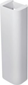 Duravit Standsäule Happy D.2 aus Keramik, weiß, Breite: 22,5 cm, Tiefe: 17 cm - Bild 1
