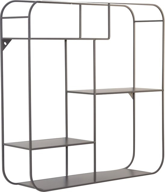 Wandregal Luisa von möbel direkt online, modern, Metall, anthrazit, B: 60 cm, H: 60 cm, T: 15 cm - Bild 1