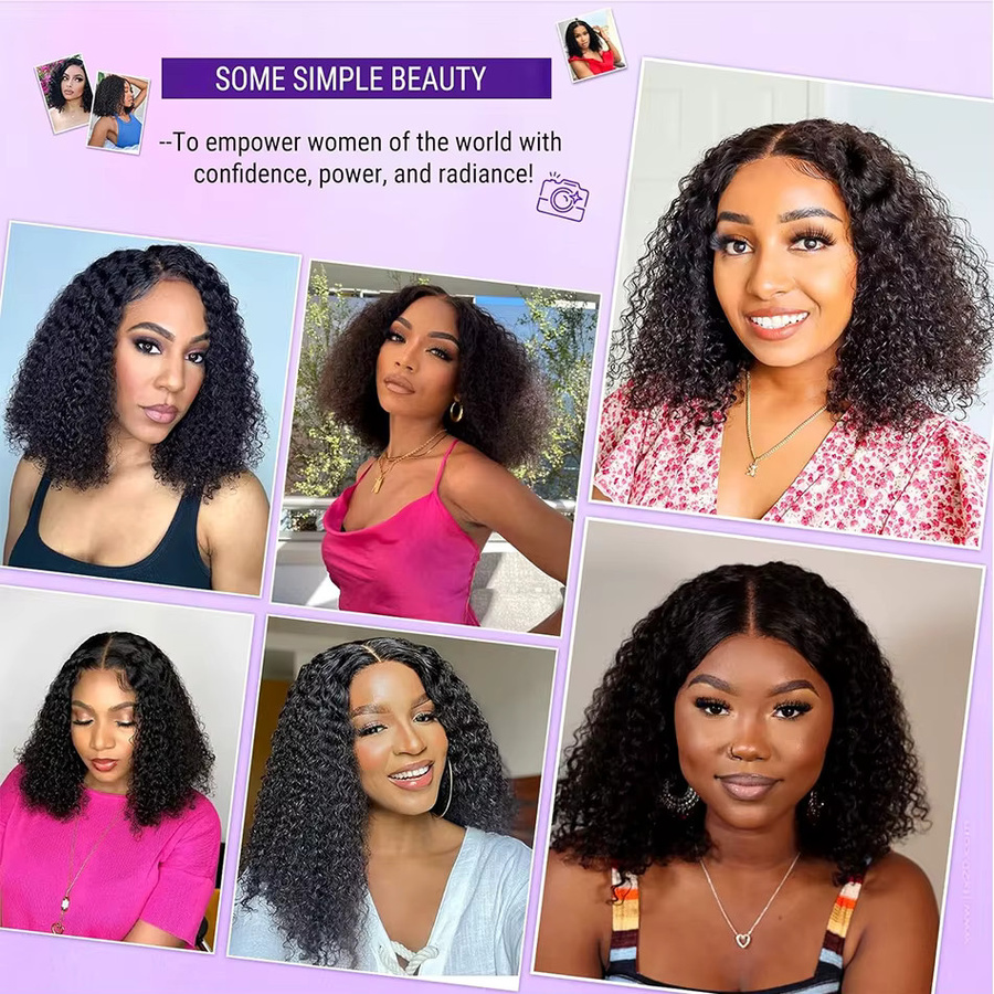 Jaycee Hair Indisches Kinky Curly Haar-Bündel, Unbehandeltes Echthaar - Bild 5