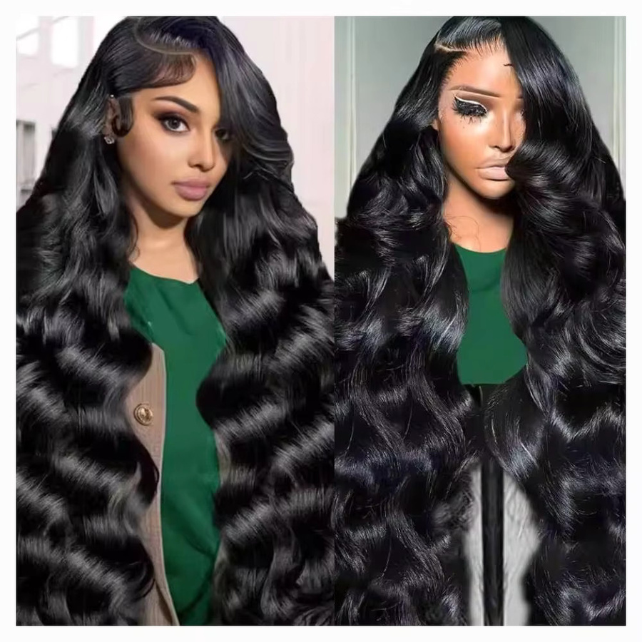 Body Wave Lace Frontal Echthaarperücke, 30-40 Zoll, Brasilianisch, Damen - Bild 9
