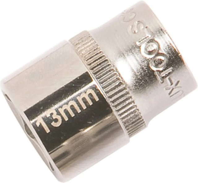LUX-TOOLS Stecknuss Comfort 13 mm mit 1/2 Zoll Antrieb aus Chrom-Vanadium in Silber - Bild 1