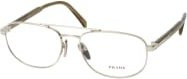 Prada PR A56V Aviator Brille, Vollrand, Silber, Herren - Bild 1