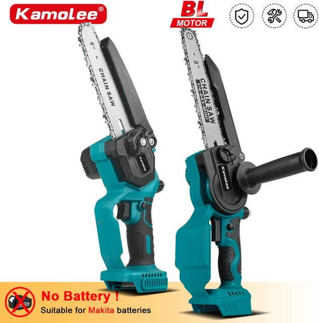 Kamolee Akku Kettensäge bürstenlos zum Holzschneiden und Beschneiden im Garten, 6 Zoll und 8 Zoll Modelle - Bild 1