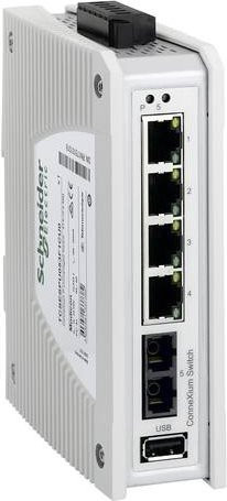 Schneider Electric TCSESPU053F1CU0 Netzwerk Switch Ethernet LAN in Weiß - Bild 1