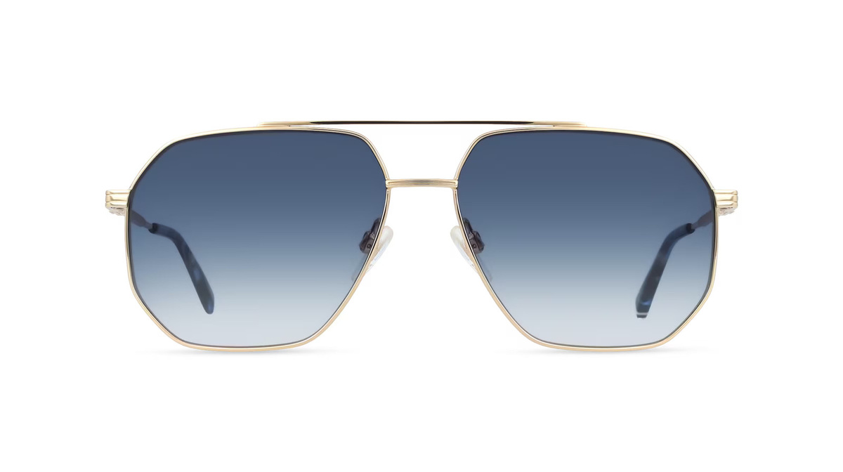 Tommy Hilfiger TH 2191/S Sonnenbrille, Vollrand, Eckig, Edelstahl, Gold, Herren - Bild 1