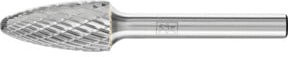 PFERD Hartmetall Hochleistungsfrässtift TOUGH Rundbogen RBF in Silber, Ø 12 x 25 mm, Schaft-Ø 6 mm, aus Carbide - Bild 1